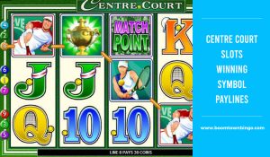 Centre Court Slots Symbol winning Paylines
