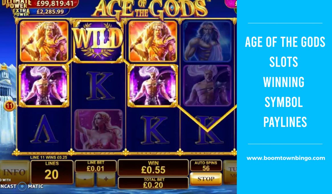 Age of the Gods Slots Paylines