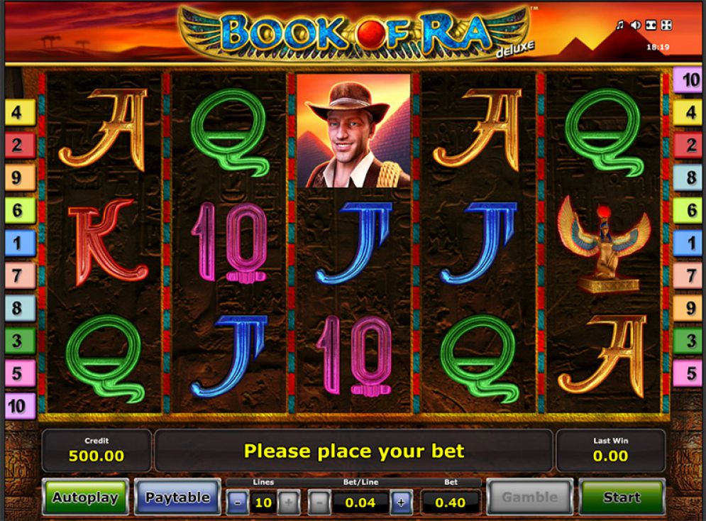 Book of Ra Slots Gameplay